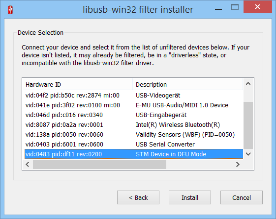 Install libusb driver windows 10 free